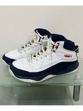 AND1 Pulse 2.0 Basketball  Mens White Sneakers Athletic Shoes AD90080M-WDR  8,5